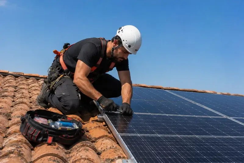 Maintenance et monitoring de panneaux solaires à Saint-Genis-de-Saintonge