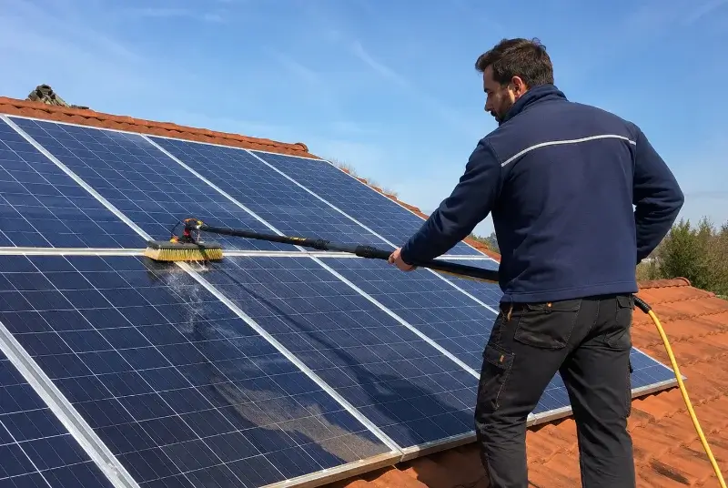 Nettoyage et entretien de panneaux solaires à Saint-Genis-de-Saintonge